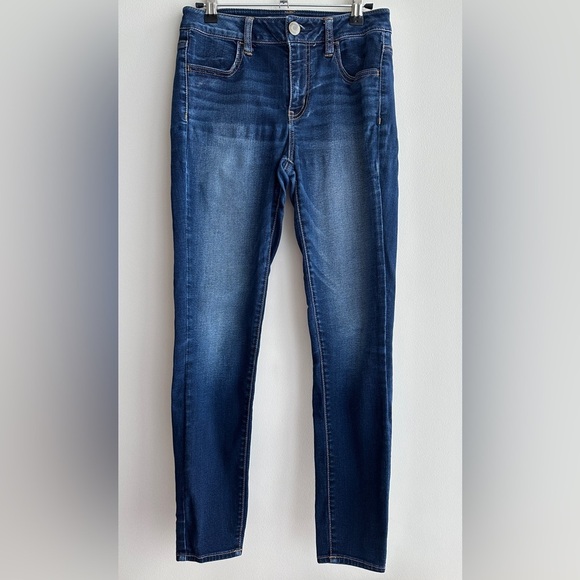 American Eagle Outfitters Hi-Rise Jegging, Dark Wash Skinny Jeggings, Size 4 - Picture 1 of 16